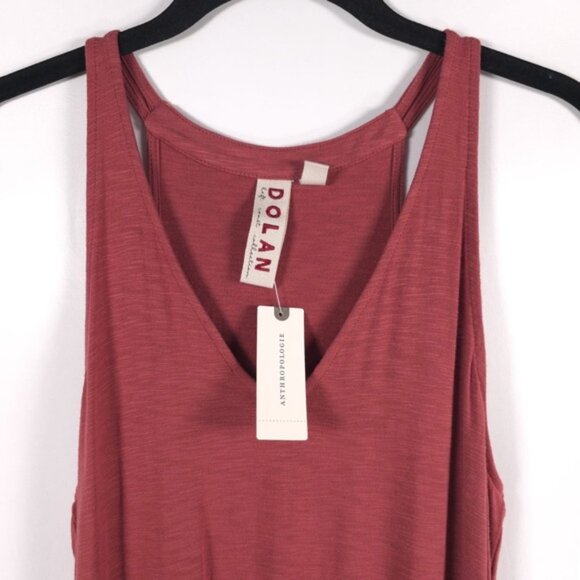 NWT Anthropologie DOLAN Left Coast Fabiana Knit Tank Dress Flare‎ Pleated SMALL - Picture 9 of 14